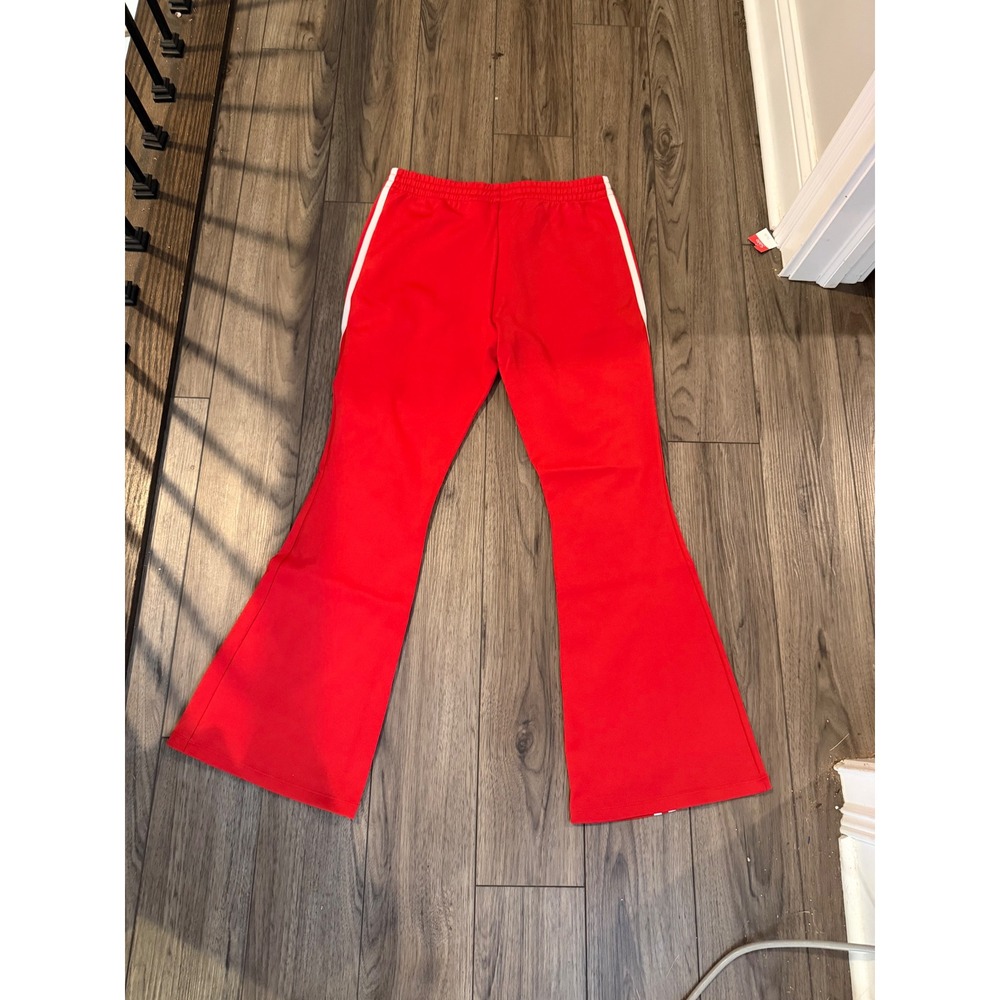 Adidas Originals Women Flared Track Pants Better Scarlet Red IV9325 Medium NWT - Picture 4 of 4